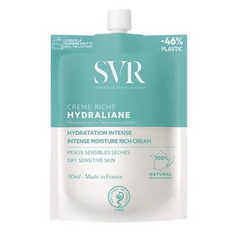 Крем для лица увлажняющий для обезвоженной и сухой кожи SVR HYDRALIANE CREME RICHE, 50 мл | Mano Vaistinė