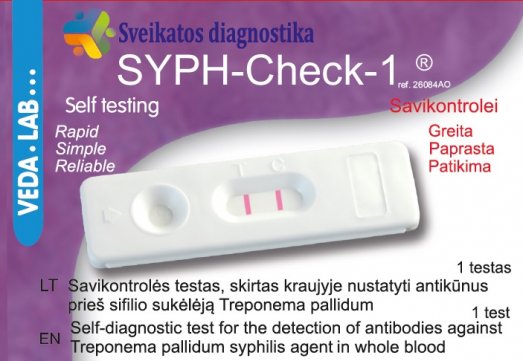Testas sifilio nustatymui Syph-Check N1 | Mano Vaistinė