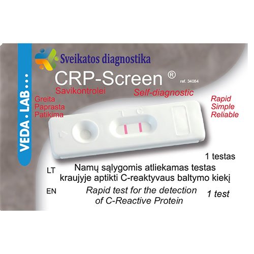 Testas Infekcijos nustatymo CRB-Screen N1 | Mano Vaistinė
