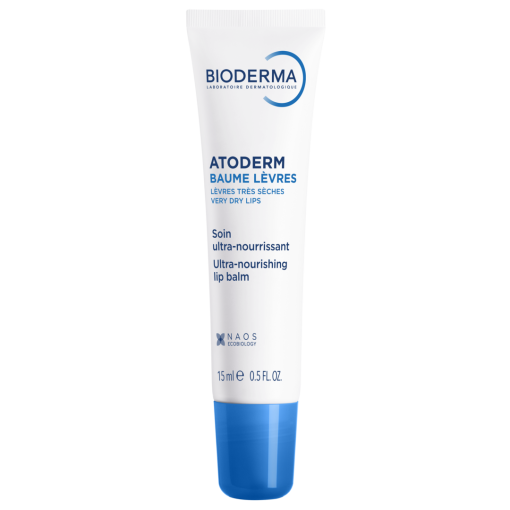 Drėkinamasis maitinantis lūpų balzamas Maitinamasis lūpų balzamas BIODERMA ATODERM LIP BALM, 15ml | Mano Vaistinė
