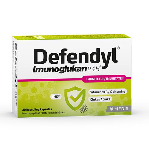Defendyl Imunoglukan P4H kapsulės N30 | Mano Vaistinė