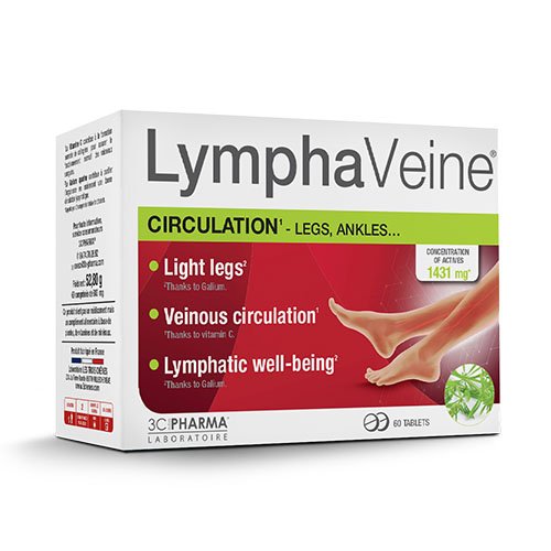 Maisto papildas kraujotakai 3C PHARMA Lymphaveine tabletės N60 | Mano Vaistinė