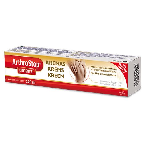 Masažinis kremas Proenzi Arthrostop kremas, 100 ml, N1 | Mano Vaistinė