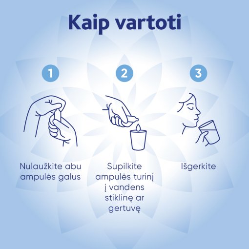 MAGNE B6 ampulės- klinikiniais tyrimais patvirtintas magnio trūkumo sukeltų simptomų gydymas. Tinka nuo 1 metų (sveriantiems daugiau kaip 10 kg). Geriamasis tirpalas ampulėse MAGNE B6, 10 vnt. | Mano Vaistinė
