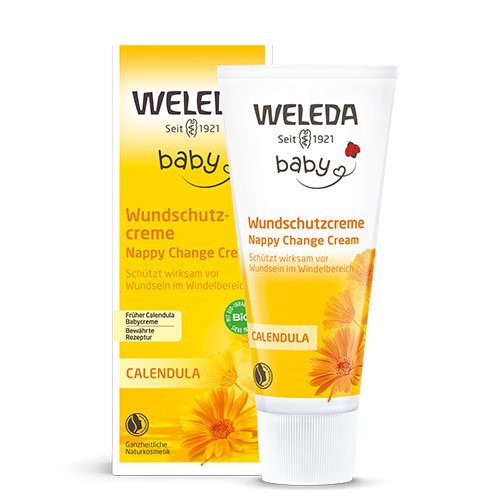 Kremas nuo iššutimų su cinku ir medetkomis WELEDA CALENDULA BABY, 75ml | Mano Vaistinė