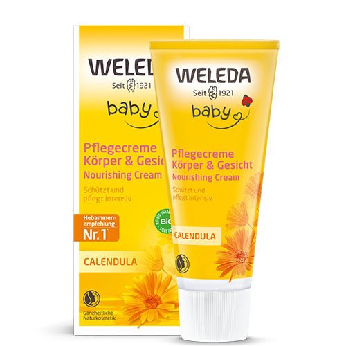 Drėkinamasis kremas veidui ir kūnui WELEDA CALENDULA, 75ml | Mano Vaistinė