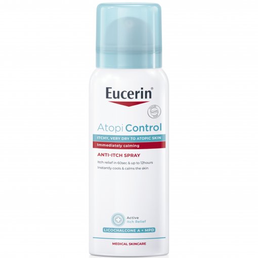 Niežulį malšinantis purškalas sausai, atopinei odai EUCERIN ATOPICONTROL , 50 ml | Mano Vaistinė