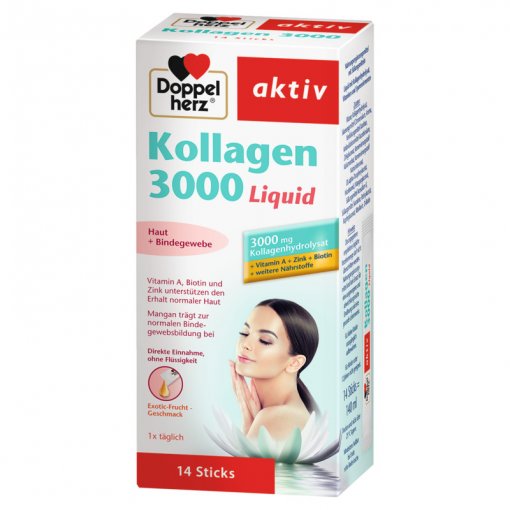 Doppelherz Aktiv Kollagen 3000 Liquid N14 | Mano Vaistinė