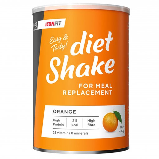 Sudėtyje 23 vitaminai ir mineralai Apelsinų skonio dietinis kokteilis ICONFIT, 495 g | Mano Vaistinė