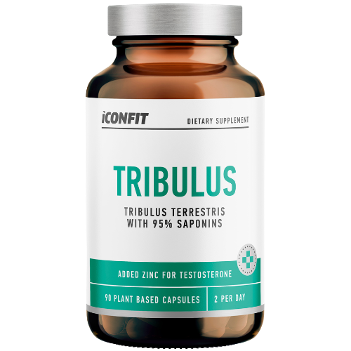 Fiziniam pajėgumui, testosterono lygiui ir lytiniam potraukiui Vyrų pajėgumui, ICONFIT TRIBULUS, 90 kaps. | Mano Vaistinė