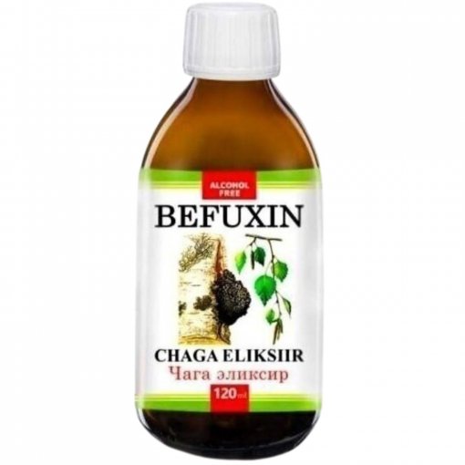Juodojo beržo gybo eliksyras Čaga eliksyras BEFUXIN, 120 ml | Mano Vaistinė
