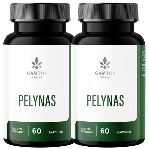 Virškinimo sistemos veiklai Pelynas GAMTOS NAMAI, 60 kaps. | Mano Vaistinė