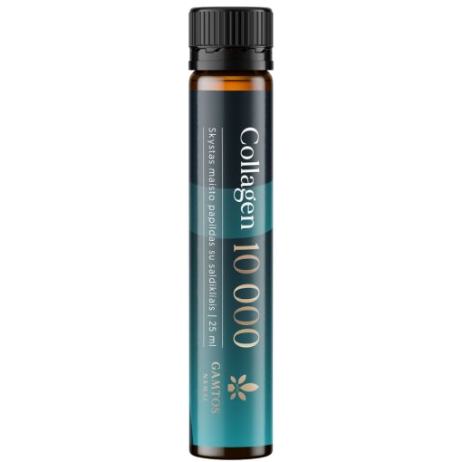 Odai, plaukams, nagams Hidrolizuotas jūrinis kolagenas  COLLAGEN 10 000, 25 ml 14 vnt. | Mano Vaistinė
