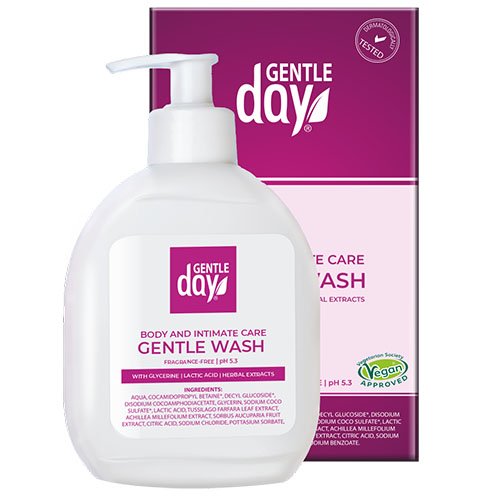 Intymios higienos prausiklis su augaliniais ekstraktais Gentle Day švelnus intymios higienos prausiklis su augaliniais ekstraktais, 250ml | Mano Vaistinė