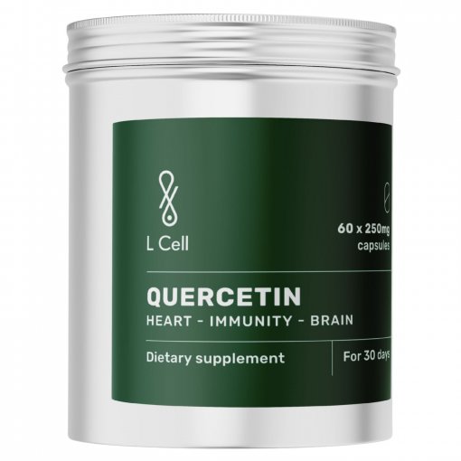 Kvercetinas L CELL 250 mg, 60 kaps. | Mano Vaistinė