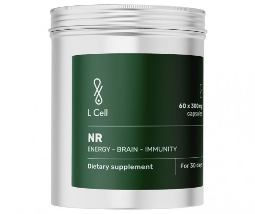 Energijos palaikymu ląstelėse Nikotinamido ribosidas L CELL NR, 300mg, 60 kaps. | Mano Vaistinė