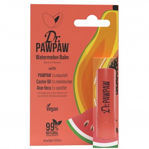 Drėkina ir maitina Lūpų pieštukas DR.PAWPAW WATERMELON, 4 g | Mano Vaistinė