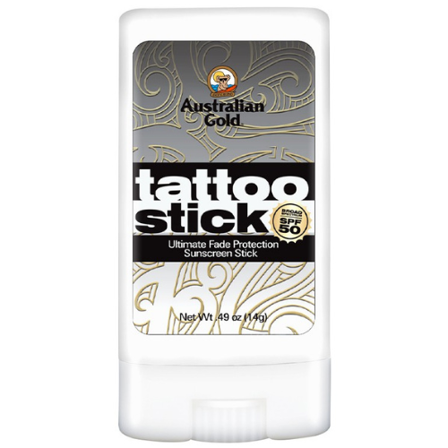 Apsauginis tatuiruočių pieštukas nuo saulės AUSTRALIAN GOLD TATTO STICK SPF50+, 14 g | Mano Vaistinė Apsauginis tatuiruočių pieštukas nuo saulės AUSTRALIAN GOLD TATTO STICK SPF50+, 14 g | Mano Vaistinė