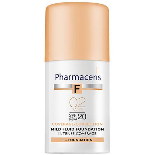 Intensyviai dengianti maskuojanti pudra PHARMACERIS F SPF20 Nr.2, 30ml | Mano Vaistinė