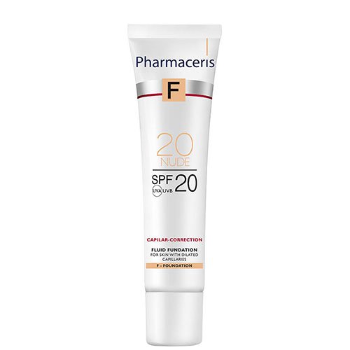 Kapiliarų matomumą mažinanti pudra PHARMACERIS F SPF20 (Nr.20), 30 ml | Mano Vaistinė