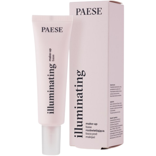 Skaistinanti makiažo bazė papilkėjusiai, spalvą praradusiai odai Makiažo bazė PAESE MAKE UP BASE ILLIUMINATING, 30 ml | Mano Vaistinė