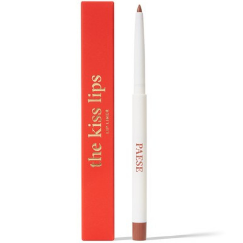 Sodri spalva, švelni tekstūra ir komfortas visai dienai Lūpų pieštukas PAESE THE KISS LIPS NUDE BEIGE 01, 0,3 g | Mano Vaistinė