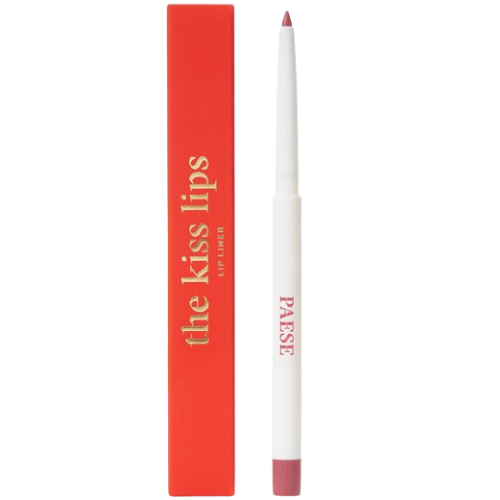 Sodri spalva, švelni tekstūra ir komfortas visai dienai Lūpų pieštukas PAESE THE KISS LIPS LOVELY PINK 03, 0,3 g | Mano Vaistinė