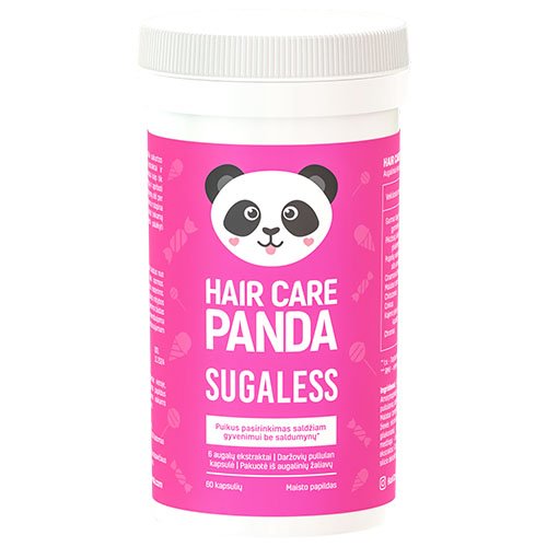 Hair Care Panda Sugaless kapsulės N60