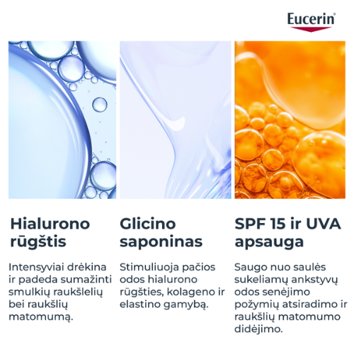 Su hialurono rūgštimi Dieninis veido kremas visų tipų odai EUCERIN HYALURON-FILLER, SPF 30, 50ml (papildymas) | Mano Vaistinė Su hialurono rūgštimi Dieninis veido kremas visų tipų odai EUCERIN HYALURON-FILLER, SPF 30, 50ml (papildymas) | Mano Vaistinė