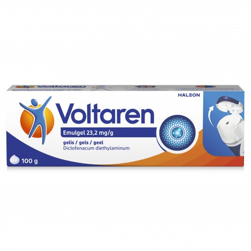 Gelis VOLTAREN EMULGEL 23,2mg/g, 100 g  | Mano Vaistinė