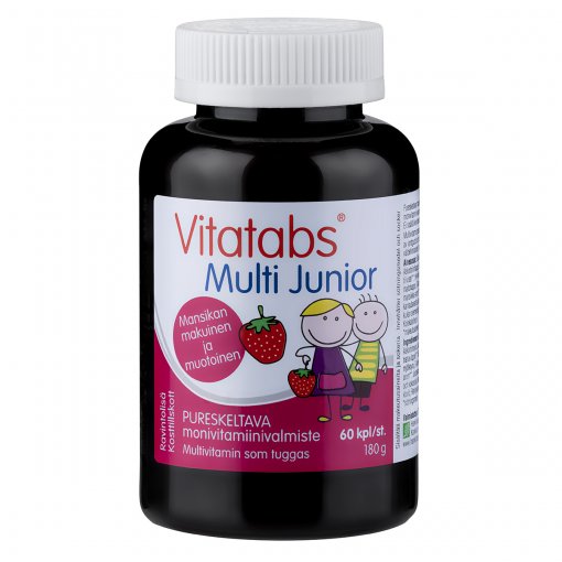 Maisto papildas vaikams Vitatabs Multi Junior guminukai, N60 | Mano Vaistinė