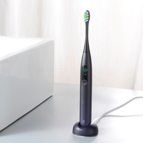 Iki 30 dienų baterijos veikimas Išmanusis elektrinis dantų šepetėlis OCLEAN X PRO  (violetinis) | Mano Vaistinė