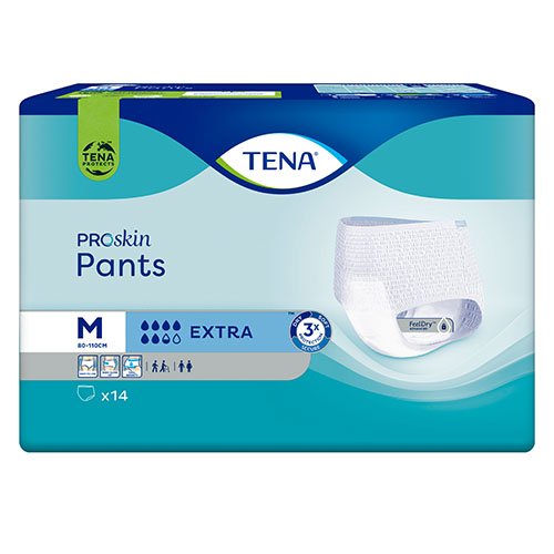 Sauskelnės, kelnaitės TENA Pants Extra Sauskelnės-kelnaitės, M, 14 vnt. | Mano Vaistinė