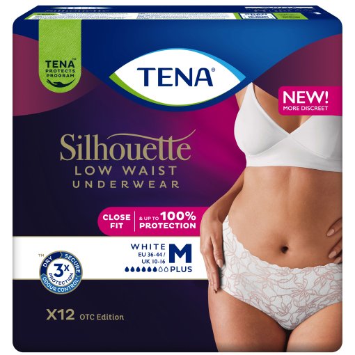 Baltos kelnaitės šlapimo nelaikymui TENA SILHOUETTE PANTS PLUS, M, 12 vnt.  | Mano Vaistinė Baltos kelnaitės šlapimo nelaikymui TENA SILHOUETTE PANTS PLUS, M, 12 vnt.  | Mano Vaistinė