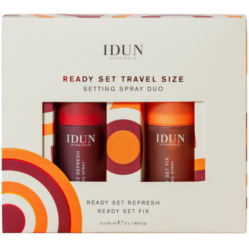 Minerals rinkinys veido dulksnos, IDUN  (READY SET REFRESH, 50 ml + READY SET FIX, 50 ml) | Mano Vaistinė