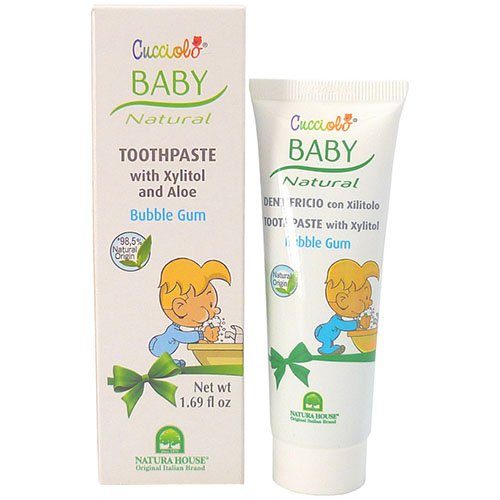 Natura House dantų pasta vaikams Cucciolo Bubble Gum, 50 ml