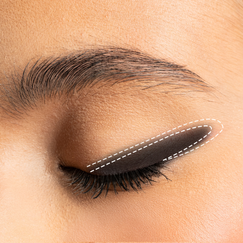 Intensyvi, ilgai išliekanti spalva Daugiafunkcinis akių šešėlių pieštukas MESAUDA DRAWMATIC BLACKOUT, 1,4 g | Mano Vaistinė