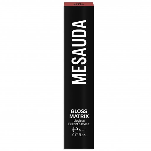 Užtikrina putlumo bei žvilgesio efektą Lūpų blizgesys MESAUDA GLOSS MATRIX, 108 4Ever Peach 5 ml | Mano Vaistinė