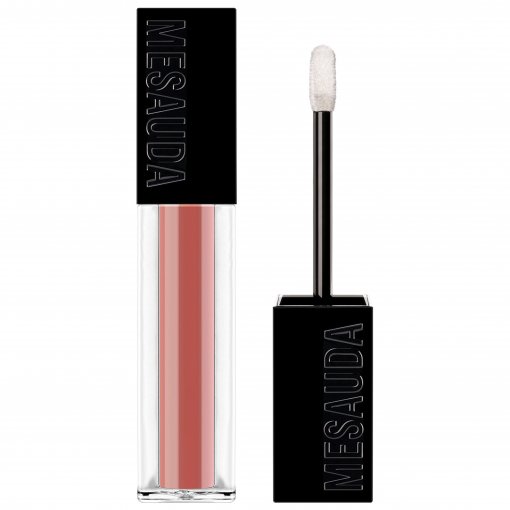 Užtikrina putlumo bei žvilgesio efektą Lūpų blizgesys MESAUDA GLOSS MATRIX, 108 4Ever Peach 5 ml | Mano Vaistinė