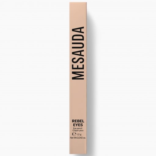 Minkšta bei matinė tekstūra Vandeniui atsparus akių pieštukas MESAUDA MILANO REBELEYES, Cotton 1,2 g | Mano Vaistinė