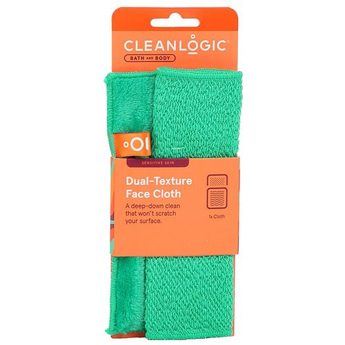 Cleanlogic Sensitive Skin Dual -Texture veido šluostė | Mano Vaistinė