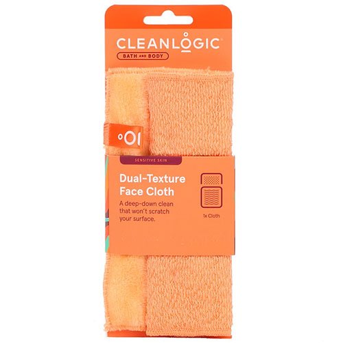 Cleanlogic Sensitive Skin Dual -Texture veido šluostė | Mano Vaistinė