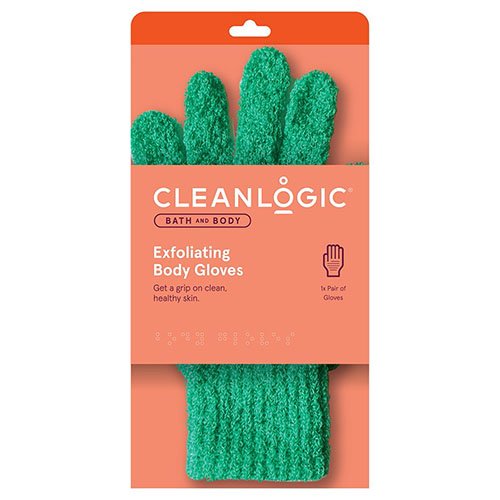 Cleanlogic Exfoliating Gloves pirštinės kūnui | Mano Vaistinė