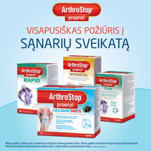 Sąnariams PROENZI ARTHROSTOP COLLAGEN SHOTS, 14 but. | Mano Vaistinė Sąnariams PROENZI ARTHROSTOP COLLAGEN SHOTS, 14 but. | Mano Vaistinė