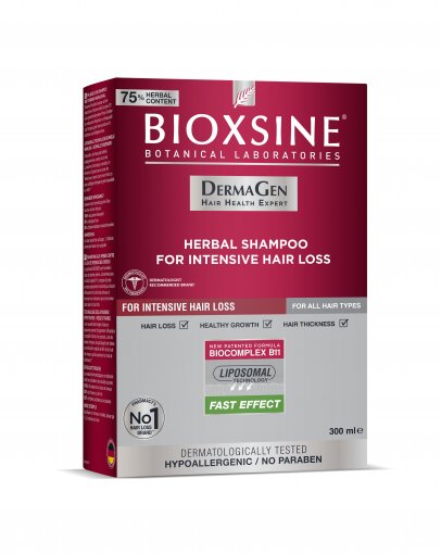 Šampūnas nuo intensyvaus plaukų slinkimo BIOXSINE FORTE, 300 ml | Mano Vaistinė