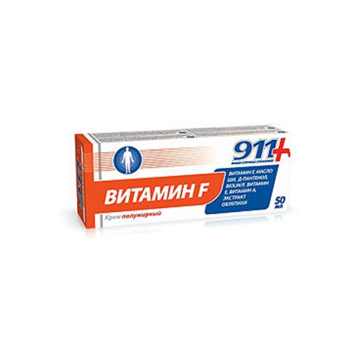 911 Kremas pusriebis Vitamin F, 50 ml 911 Kremas pusriebis Vitamin F, 50 ml