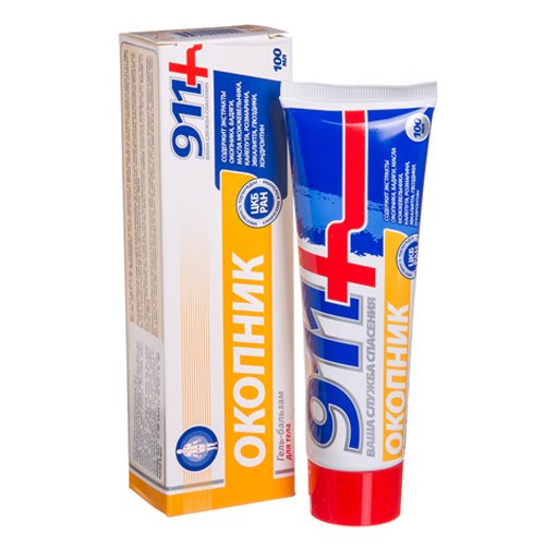 911 Okopnik šildomasis gelis-balzamas sąnariams 100ml 911 Okopnik šildomasis gelis-balzamas sąnariams 100ml