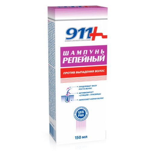 911 Šampūnas nuo plaukų slinkimo Varnalėša, 150 ml 911 Šampūnas nuo plaukų slinkimo Varnalėša, 150 ml