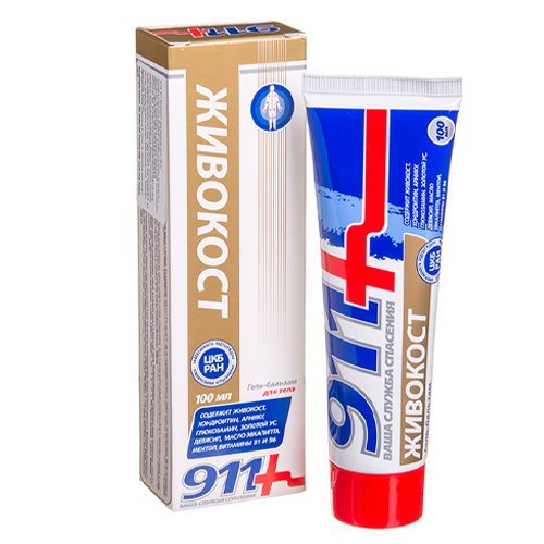 911 Živokost gelis-balzamas kūnui 100ml N1 911 Živokost gelis-balzamas kūnui 100ml N1