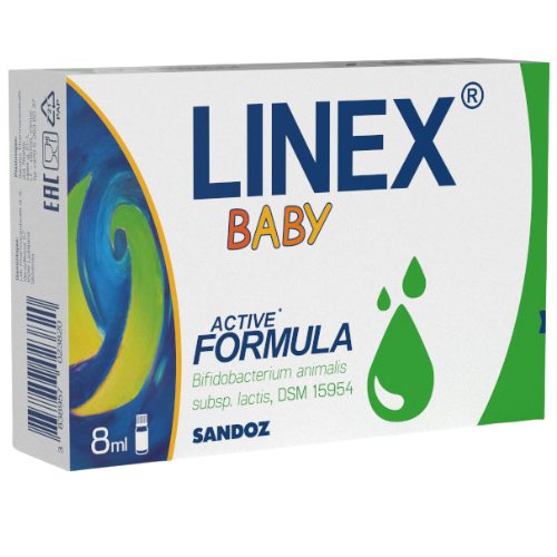 Gyvos pieno rūgšties bakterijos LINEX BABY, 8 ml | Mano Vaistinė Gyvos pieno rūgšties bakterijos LINEX BABY, 8 ml | Mano Vaistinė